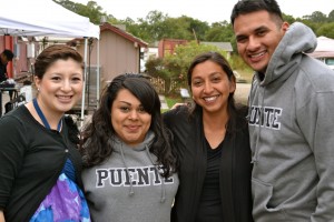 Laura Rodriguez, with her Puente colleagues