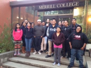 Pescadero High School students visit UCSC